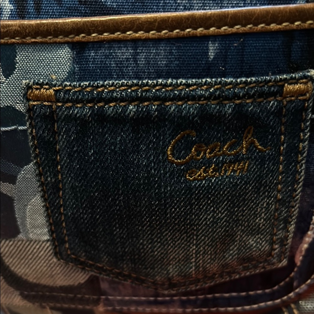 Coach Patchwork Shoulder Bag - Multicolor 10808 - Picture 5 of 7
